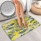 North Queensland Cowboys Rugby Bathroom Set Graffiti Typography Urban Camo Abstract Street Style