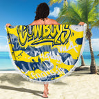 North Queensland Cowboys Rugby Beach Blanket Graffiti Typography Urban Camo Abstract Street Style