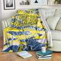 North Queensland Cowboys Rugby Blanket Graffiti Typography Urban Camo Abstract Street Style