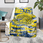 North Queensland Cowboys Rugby Blanket Graffiti Typography Urban Camo Abstract Street Style