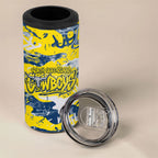 North Queensland Cowboys Rugby 4 in 1 Can Cooler Tumbler Graffiti Typography Urban Camo Abstract Street Style