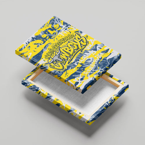 North Queensland Cowboys Rugby Canvas Wall Art Graffiti Typography Urban Camo Abstract Street Style
