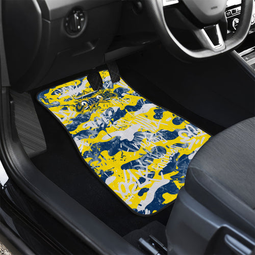 North Queensland Cowboys Rugby Car Mats Graffiti Typography Urban Camo Abstract Street Style