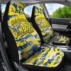North Queensland Cowboys Rugby Car Seat Cover Graffiti Typography Urban Camo Abstract Street Style