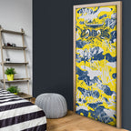 North Queensland Cowboys Rugby Door Cover Graffiti Typography Urban Camo Abstract Street Style