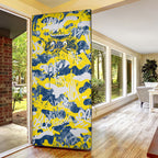 North Queensland Cowboys Rugby Door Cover Graffiti Typography Urban Camo Abstract Street Style
