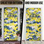 North Queensland Cowboys Rugby Door Cover Graffiti Typography Urban Camo Abstract Street Style