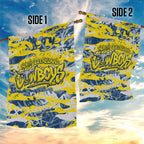 North Queensland Cowboys Rugby Garden Flag Graffiti Typography Urban Camo Abstract Street Style
