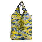 North Queensland Cowboys Rugby Grocery Bag Graffiti Typography Urban Camo Abstract Street Style