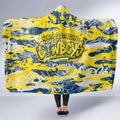 North Queensland Cowboys Rugby Hooded Blanket Graffiti Typography Urban Camo Abstract Street Style
