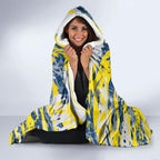 North Queensland Cowboys Rugby Hooded Blanket Graffiti Typography Urban Camo Abstract Street Style