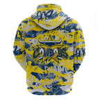 North Queensland Cowboys Rugby Hoodie Graffiti Typography Urban Camo Abstract Street Style