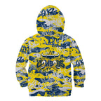 North Queensland Cowboys Rugby Kid Hoodie Graffiti Typography Urban Camo Abstract Street Style