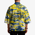 North Queensland Cowboys Rugby Kimono Graffiti Typography Urban Camo Abstract Street Style