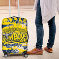 North Queensland Cowboys Rugby Luggage Cover Graffiti Typography Urban Camo Abstract Street Style