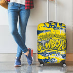 North Queensland Cowboys Rugby Luggage Cover Graffiti Typography Urban Camo Abstract Street Style
