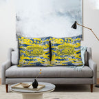 North Queensland Cowboys Rugby Pillow Cover Graffiti Typography Urban Camo Abstract Street Style