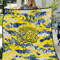 North Queensland Cowboys Rugby Quilt Graffiti Typography Urban Camo Abstract Street Style