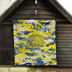 North Queensland Cowboys Rugby Quilt Graffiti Typography Urban Camo Abstract Street Style