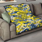 North Queensland Cowboys Rugby Quilt Graffiti Typography Urban Camo Abstract Street Style