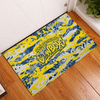 North Queensland Cowboys Rugby Rubber Doormat Graffiti Typography Urban Camo Abstract Street Style