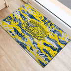 North Queensland Cowboys Rugby Rubber Doormat Graffiti Typography Urban Camo Abstract Street Style