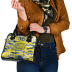 North Queensland Cowboys Rugby Shoulder Handbag Graffiti Typography Urban Camo Abstract Street Style
