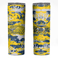 North Queensland Cowboys Rugby Skinny Tumbler Graffiti Typography Urban Camo Abstract Street Style