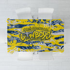 North Queensland Cowboys Rugby Tablecloth Graffiti Typography Urban Camo Abstract Street Style