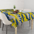 North Queensland Cowboys Rugby Tablecloth Graffiti Typography Urban Camo Abstract Street Style