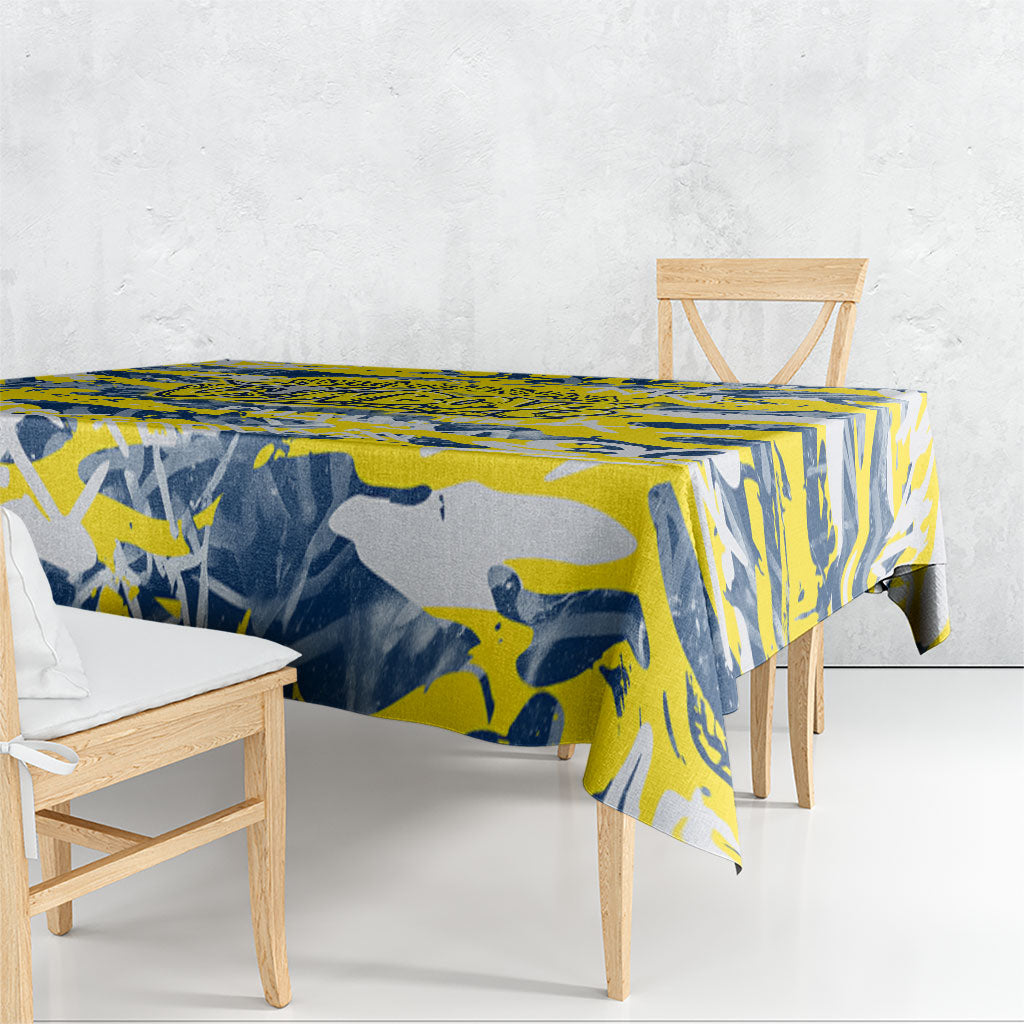 North Queensland Cowboys Rugby Tablecloth Graffiti Typography Urban Camo Abstract Street Style