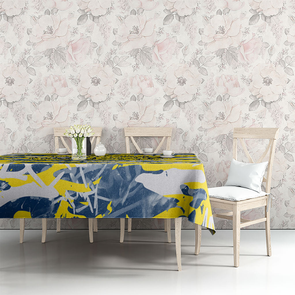 North Queensland Cowboys Rugby Tablecloth Graffiti Typography Urban Camo Abstract Street Style