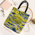 North Queensland Cowboys Rugby Tote Bag Graffiti Typography Urban Camo Abstract Street Style