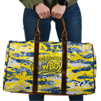 North Queensland Cowboys Rugby Travel Bag Graffiti Typography Urban Camo Abstract Street Style