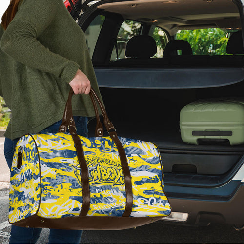 North Queensland Cowboys Rugby Travel Bag Graffiti Typography Urban Camo Abstract Street Style