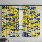 North Queensland Cowboys Rugby Window Curtain Graffiti Typography Urban Camo Abstract Street Style