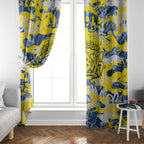 North Queensland Cowboys Rugby Window Curtain Graffiti Typography Urban Camo Abstract Street Style