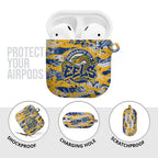 Parramatta Eels Rugby AirPods Case Graffiti Typography Urban Camo Abstract Street Style
