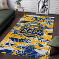 Parramatta Eels Rugby Area Rug Graffiti Typography Urban Camo Abstract Street Style
