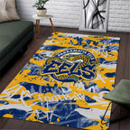 Parramatta Eels Rugby Area Rug Graffiti Typography Urban Camo Abstract Street Style
