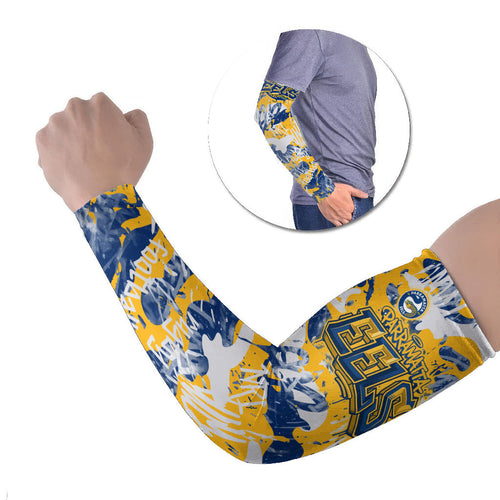 Parramatta Eels Rugby Arm Sleeves Graffiti Typography Urban Camo Abstract Street Style
