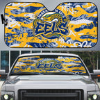 Parramatta Eels Rugby Auto Sun Shade Graffiti Typography Urban Camo Abstract Street Style
