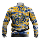 Parramatta Eels Rugby Baseball Jacket Graffiti Typography Urban Camo Abstract Street Style