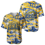 Parramatta Eels Rugby Baseball Jersey Graffiti Typography Urban Camo Abstract Street Style