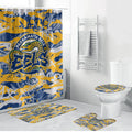 Parramatta Eels Rugby Bathroom Set Graffiti Typography Urban Camo Abstract Street Style