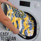 Parramatta Eels Rugby Bathroom Set Graffiti Typography Urban Camo Abstract Street Style