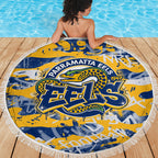 Parramatta Eels Rugby Beach Blanket Graffiti Typography Urban Camo Abstract Street Style