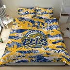 Parramatta Eels Rugby Bedding Set Graffiti Typography Urban Camo Abstract Street Style