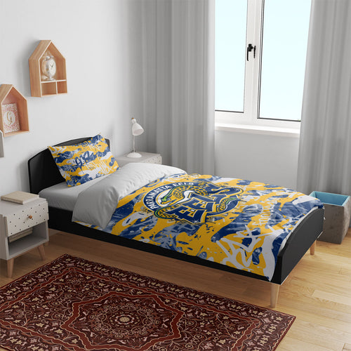 Parramatta Eels Rugby Bedding Set Graffiti Typography Urban Camo Abstract Street Style