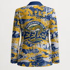 Parramatta Eels Rugby Blazer Graffiti Typography Urban Camo Abstract Street Style